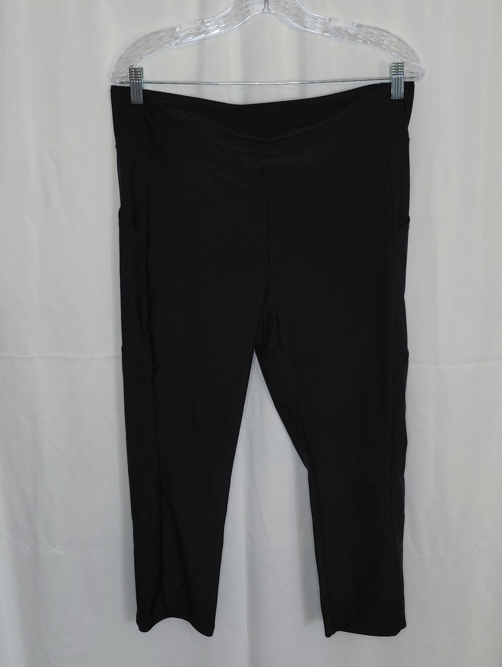 Torrid Size 1 Black Swim Coverup Capris 14-16 - Picture 2 of 12